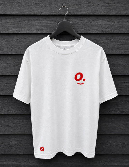 White Lucky Logo Tee