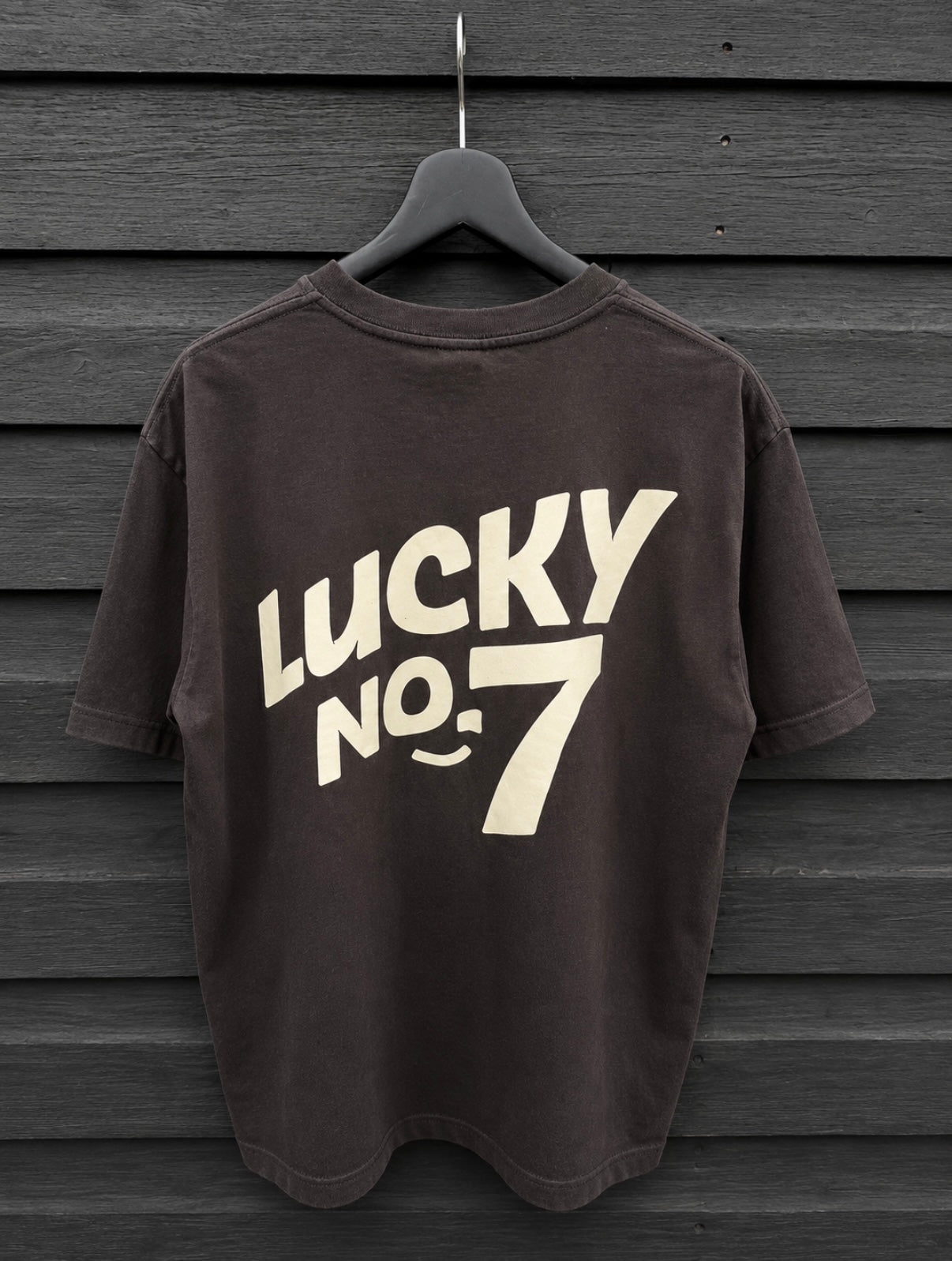 Black Lucky Logo Tee
