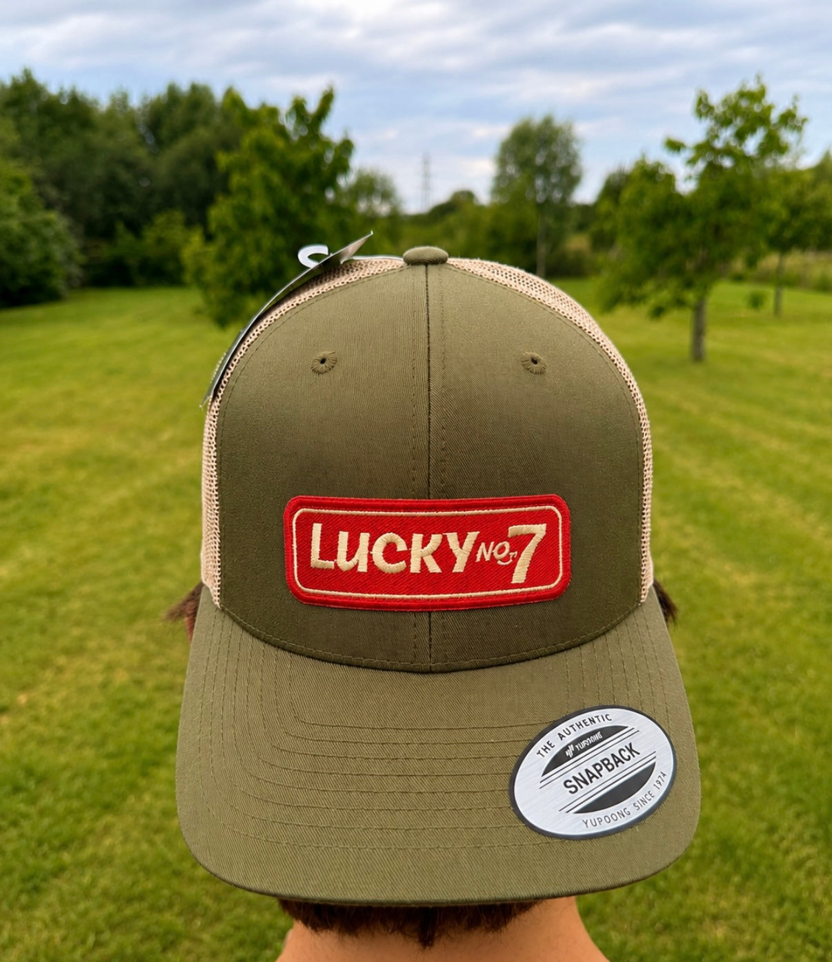 Khaki / Cream Trucker Cap